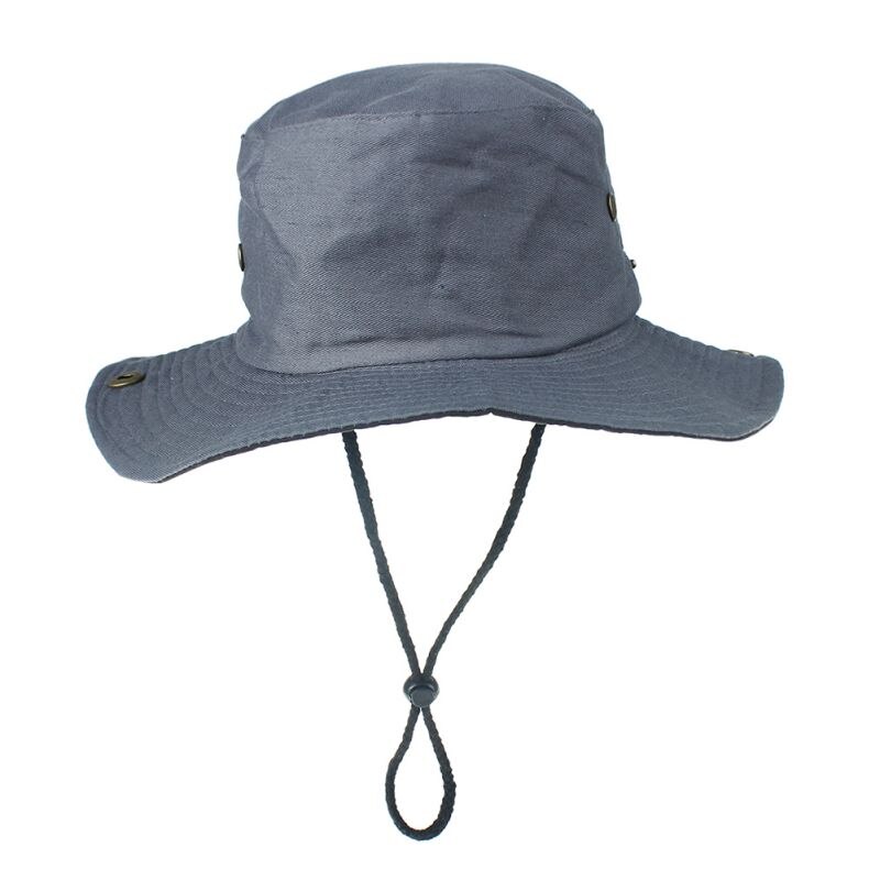 Tesa larga estate uomo donna cappelli da pescatore cappellini da spiaggia protezione cappello da pescatore con cordino cappello da pescatore Rashguard Unisex 2021