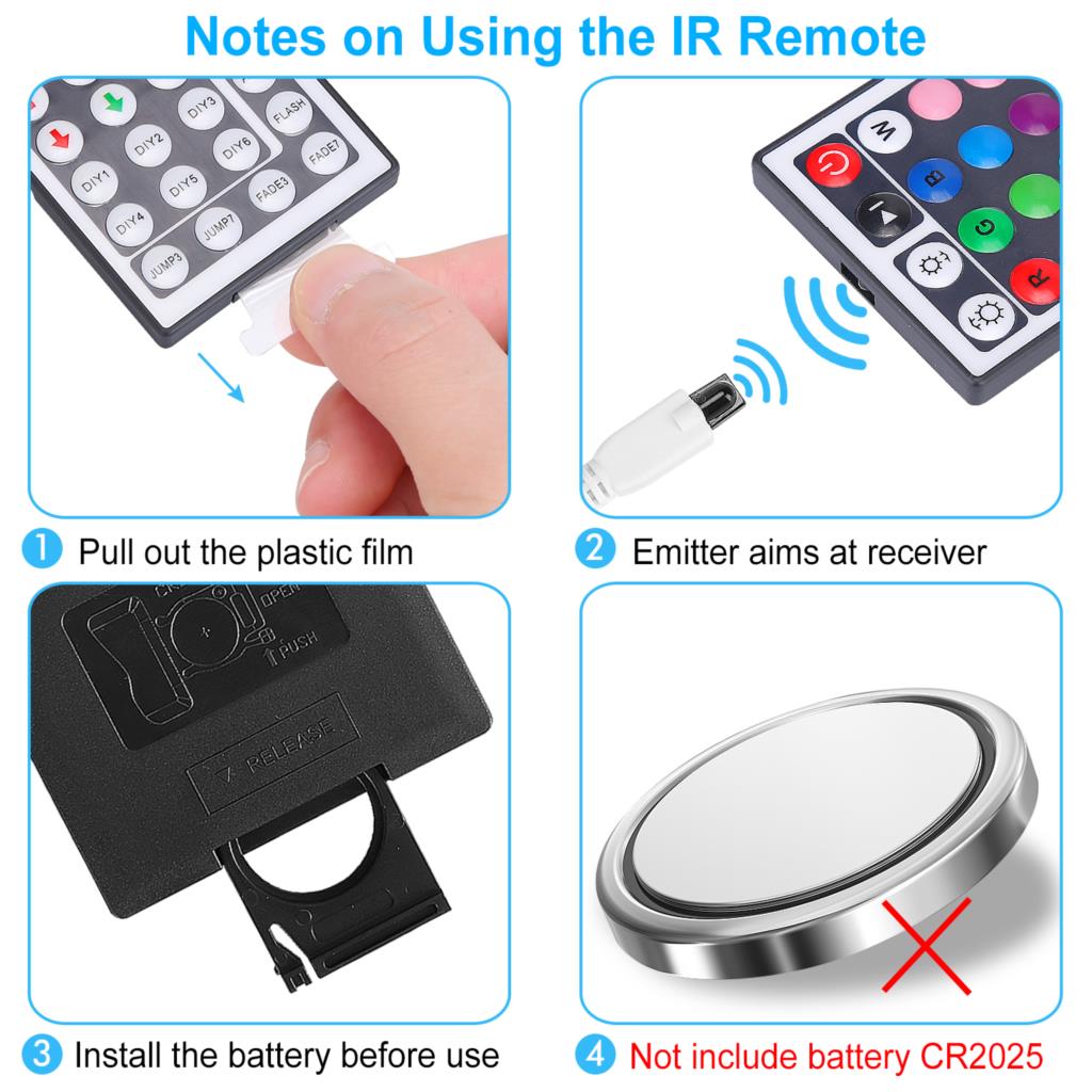 24key IR remote Bluetooth App LED RGB Controller DC5-12V Smart Controller for SMD 2835 5050 RGB LED Strip Lights