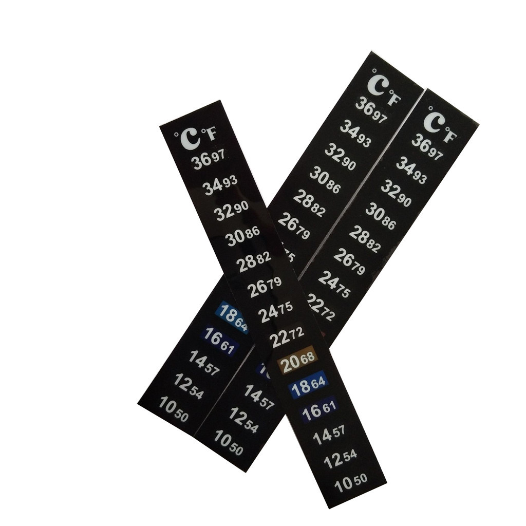 Theremometer Adesiva Vara LCD Digital Aquarium Fish Tank Água Janela Tira Dropshipping Mar29