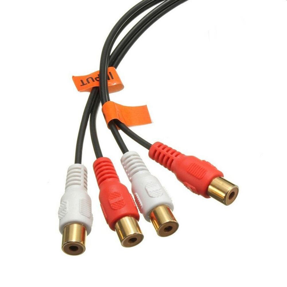 Amplificador de Audio para coche, bajo nivel RCA, mando a distancia, perilla de Control de volumen, LC-1, controlador de Audio Universal, accesorios para coche