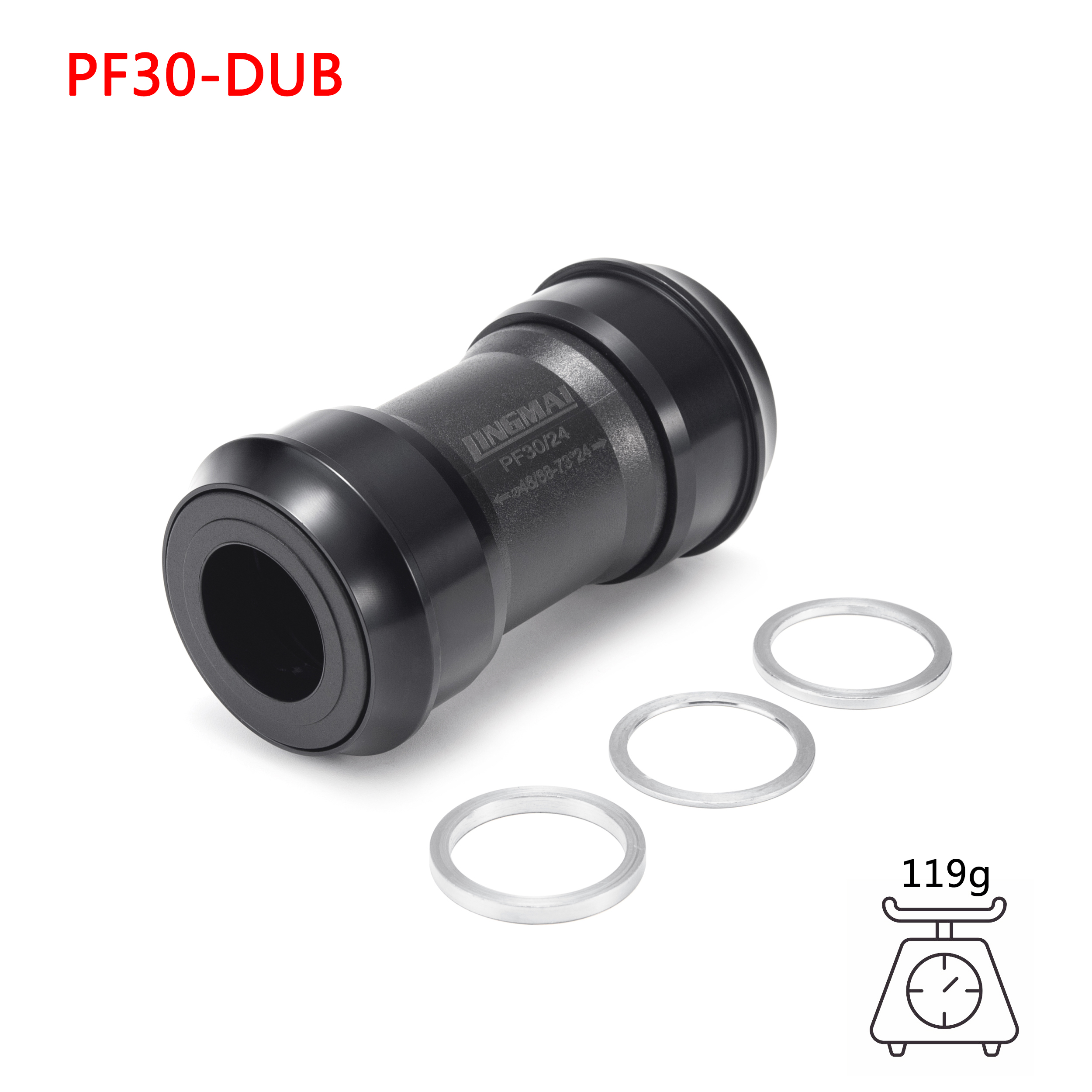 Suporte inferior de bicicleta, rolamento cerâmico bb pf30 bb86 bb386 bb30 para mountain road bike, movimento central dub: Azul marinho