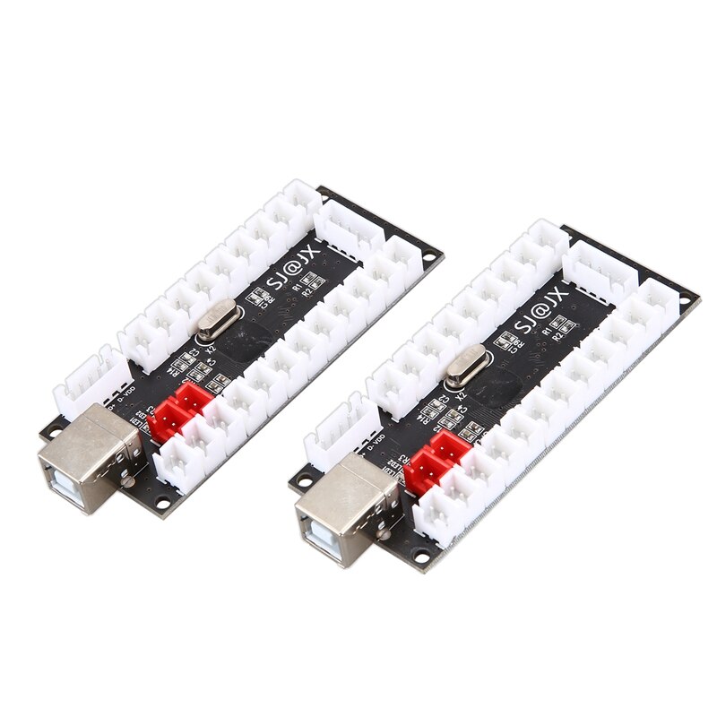 2 Players DIY Arcade Kit USB to Joystick Arcade DIY Parts Kit USB Encoder for PC Windows MAME Raspberry Pi