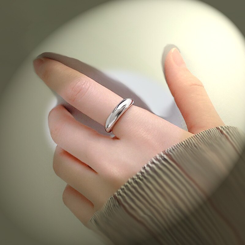 Zomer Strand Open Ronde Kettingen Ringen Voor Vrouwen Meisjes Verstelbare Finger Ring Charm Sieraden