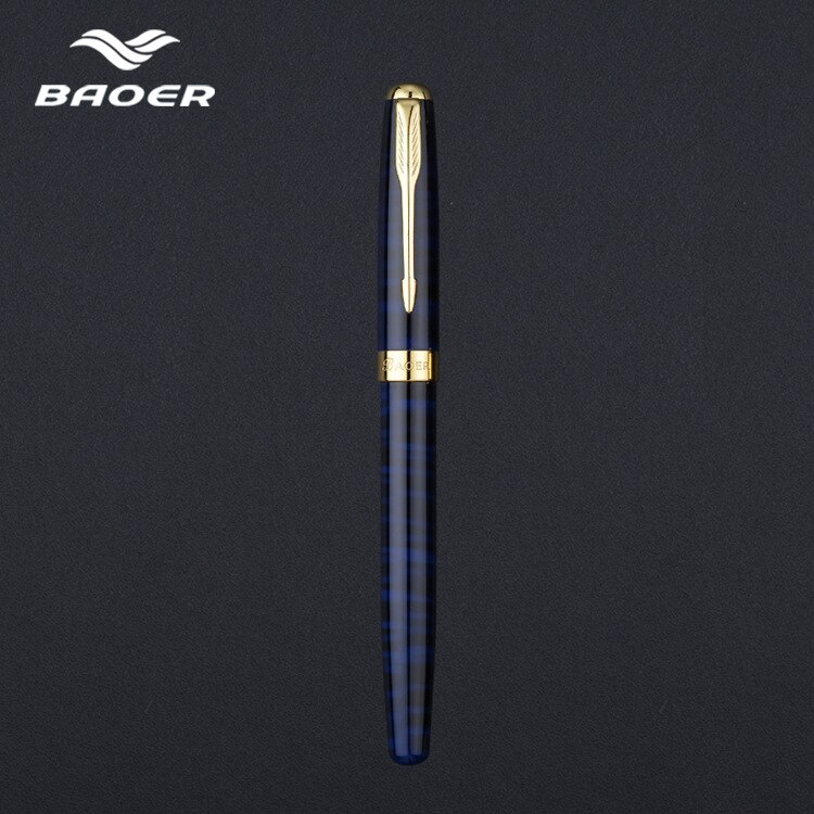 Baoer 388 Vulpen Pluma Fuente Stylo Pluim Vulpennen Selling Authentieke Penna Stilografic Relatiegeschenk Pen: 388lancaigangbi