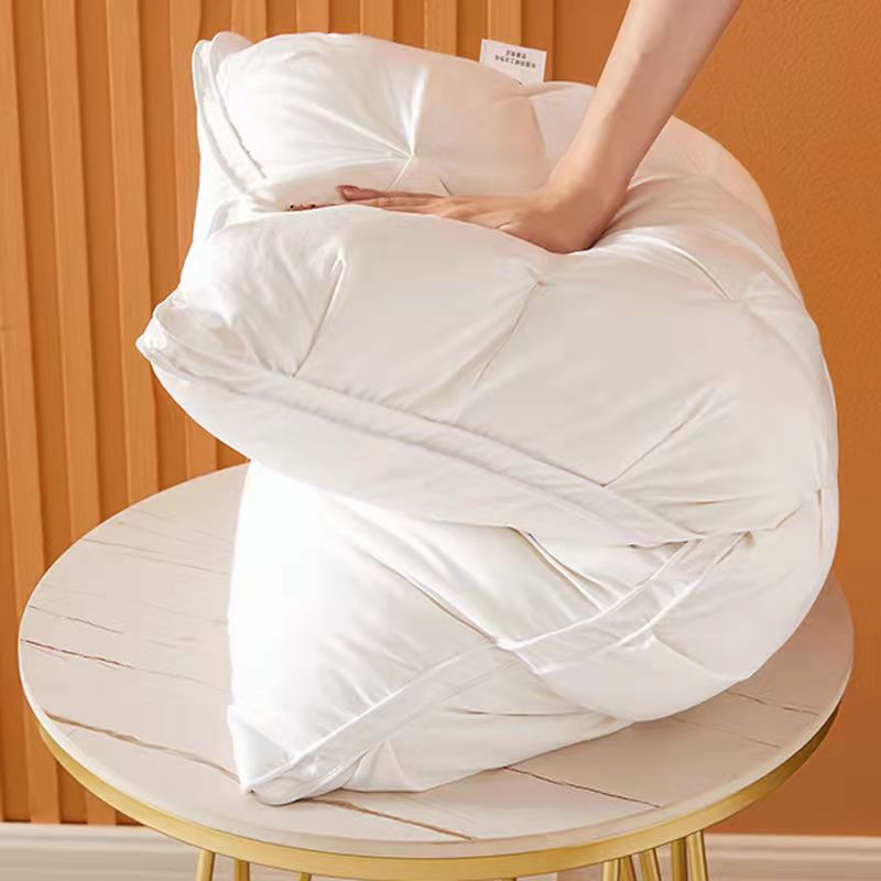 3D Bread Pillow 100% Cotton Soft White Down Feather Pillows For Sleeping Neck Protection Bedding Pillows