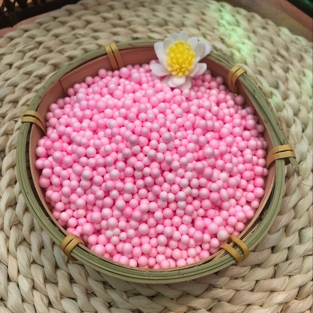 10000 stücke ~ 16000 stücke 2-3,5mm 4-6mm Polystyrol Styropor Kunststoff Pastell Schaum Mini Perlen ball DIY Schleim Assorted Farben Dekoration