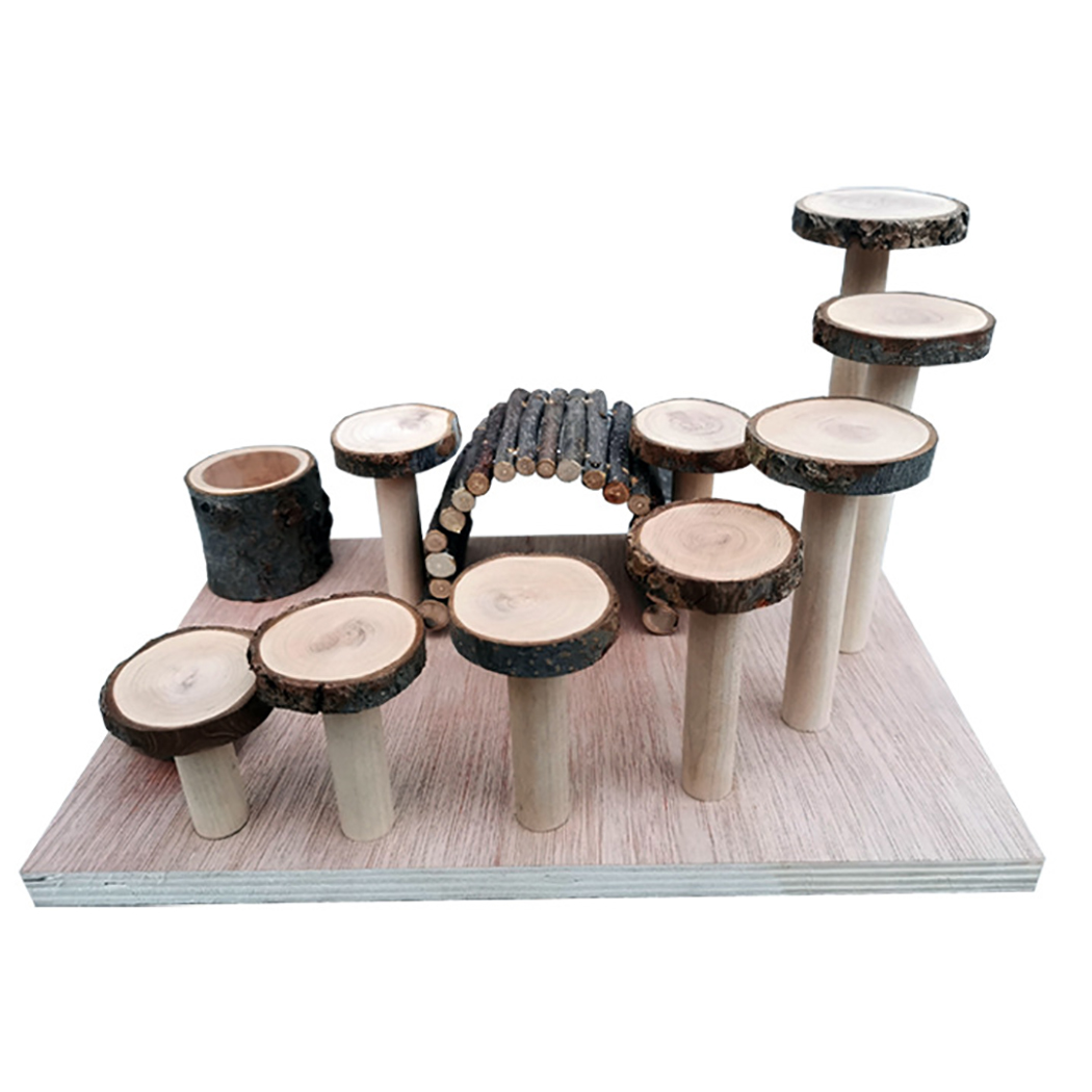 neue Nette Hamster Aktivität Plattform Holz Kleine Tier Spielplatz Hamster Klettern Spielzeug Pet Produkte: 2 Type A