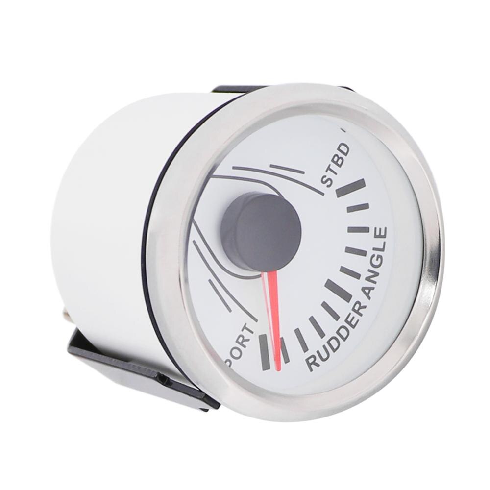 52mm Boat Rudder Angle Indicator Gauge 0 190 Ohm With Rudder Angle Sensor Waterproof Gauge 12v 8993