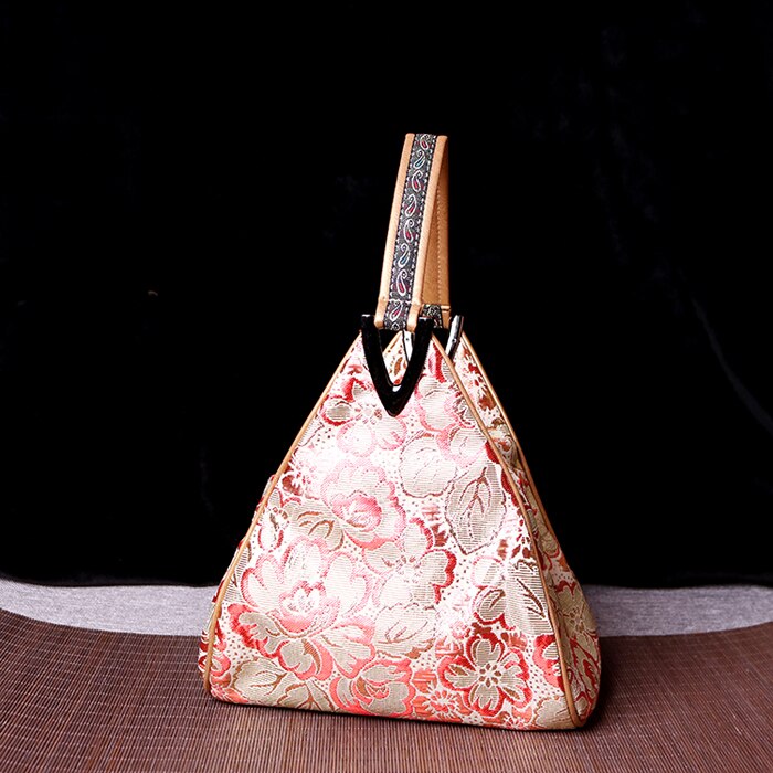 Vintage Bag Ladies Handbag Cheongsam Bag Chinese Style Characteristic Chinese Triangle Bag: N