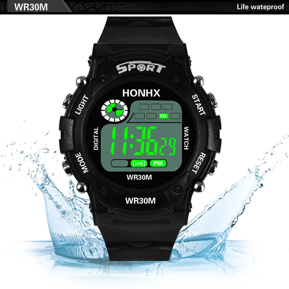 Men Watches Digital Analog LED Display With Alarm Date Watches Male Outdoor Sports Silicone Wrist Clock Reloj Hombre homme