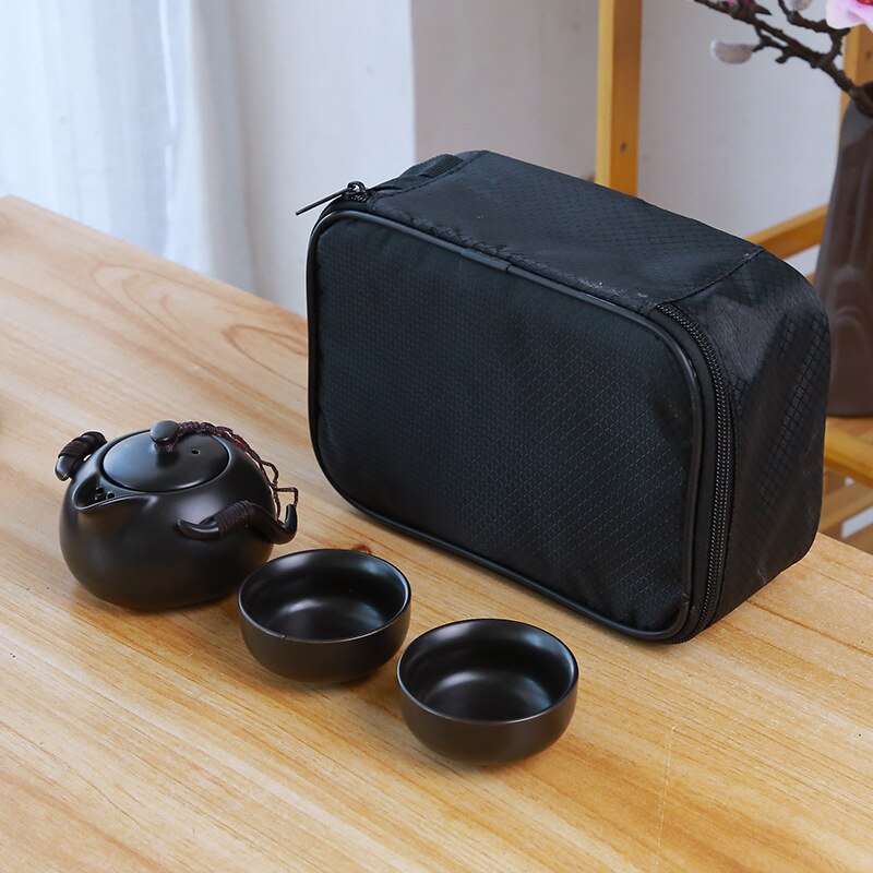Ceramic teapot kettle gaiwan Chinese Travel Ceramic tea cup for puer chinese tea pot portable tea set drinkware: 01