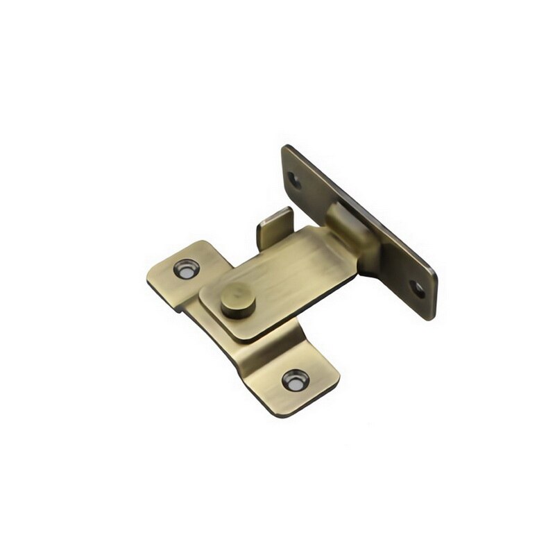 90 Degree Door Buckle Bolt Barn Home Bathroom Door Lock Right Angle Bending Latch Hasp: G321632