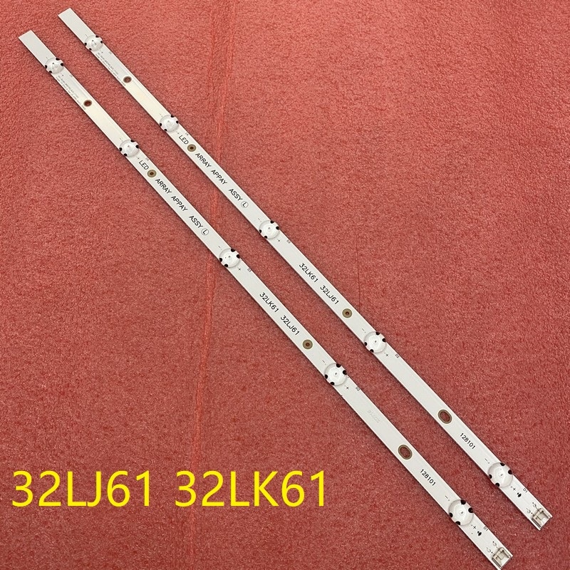 2pcs/set LED backlight strip For LG 32LJ610V 32LJ610V-ZD 32LJ610U LED ARRAY ASSY 32LJ61 EAV63673021