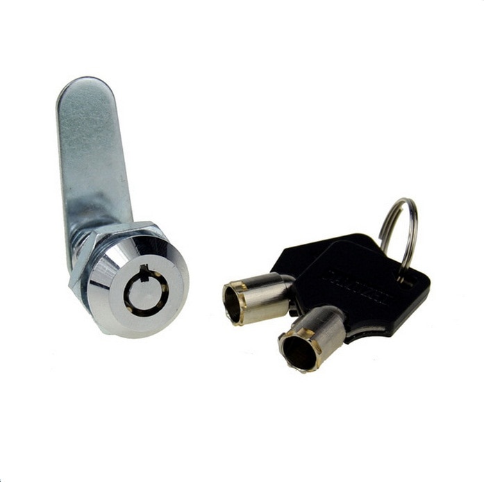 Lade Tubular Cam Lock Keyed Verschillende voor Deur Mailbox Kabinet Tool Box met 2 Sleutels DIY Meubels Hardware 20mm HT274