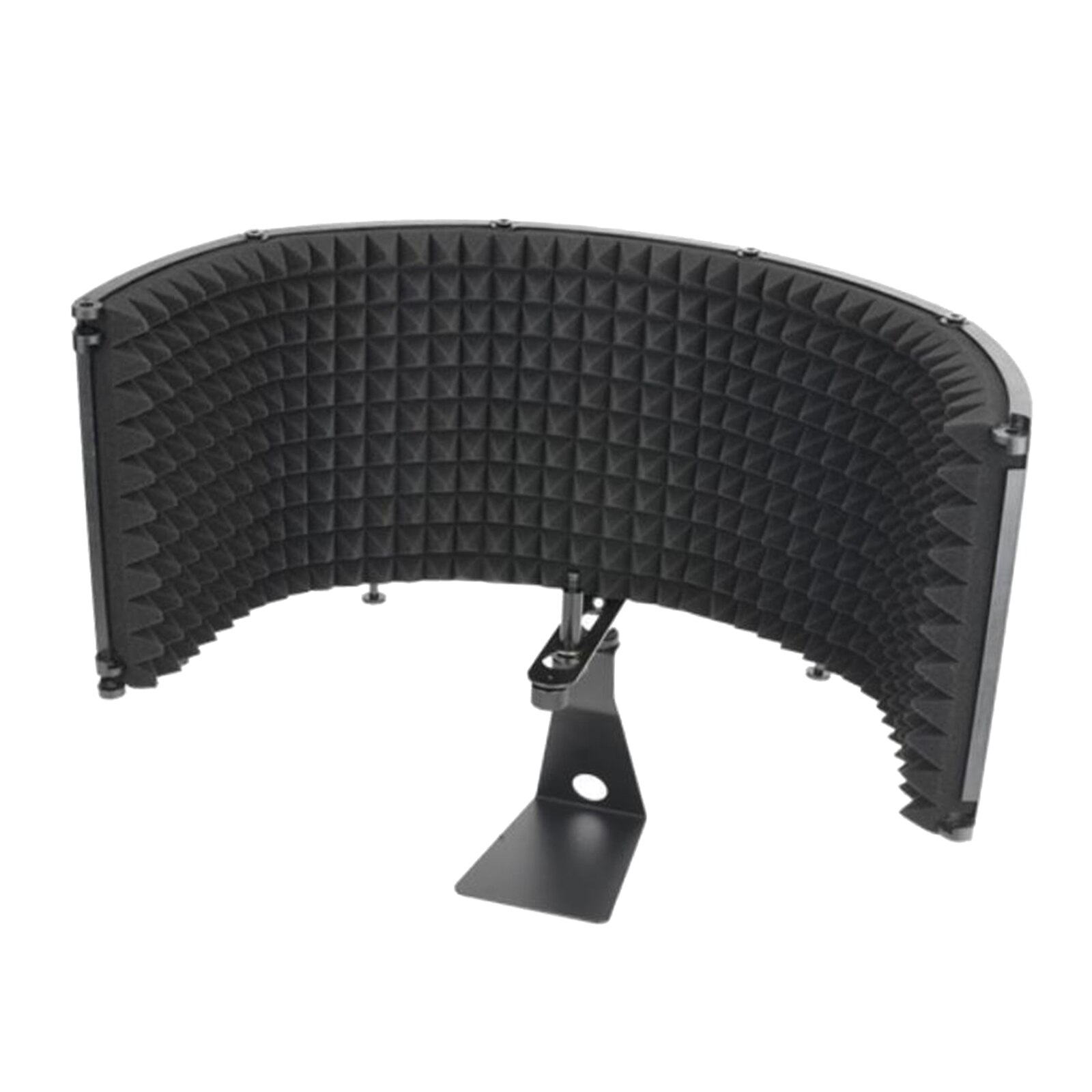 Foldable Microphone Isolation Shield Sound Dampening Acoustic Screen with Stand