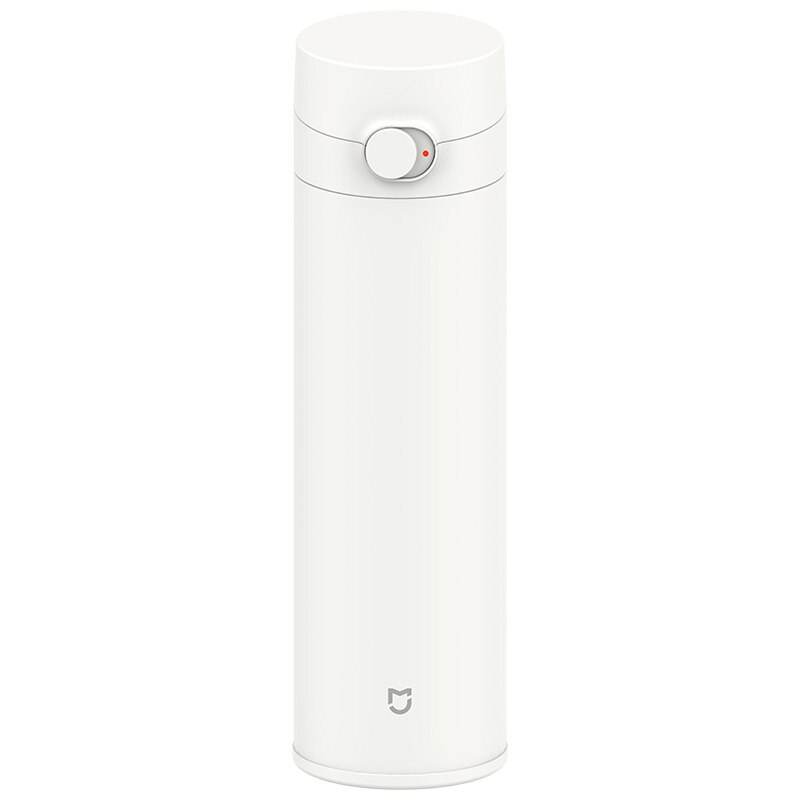 Xiaomi vesikuppi 2 sukupolven 480ml termospullo pitää lämpimänä/kylmä kuppi matka kannettava 316l ruostumaton teräs lukko yhdellä kädellä auki: Valkoinen