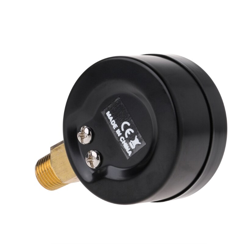 Vacuum Manometer Mini Dial Air Vacuum Pressure Gauge Meter Pressure Gauge Dual Scale 1/4" NPT Lower Mount -30HG/0 PSI