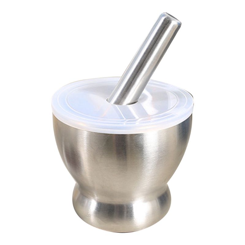 Zestawy moździerz i tłuczek tabletki ze stali nierdzewnej kruszarka Pesto proszek młynek robić przypraw X7JE