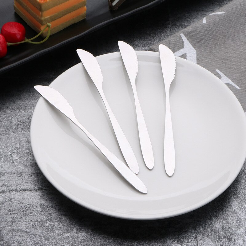 10Pcs Stainless steel fruit fork two tooth fruit fork cake knife fork fruit knife fork dessert small fork fruit spone and fork