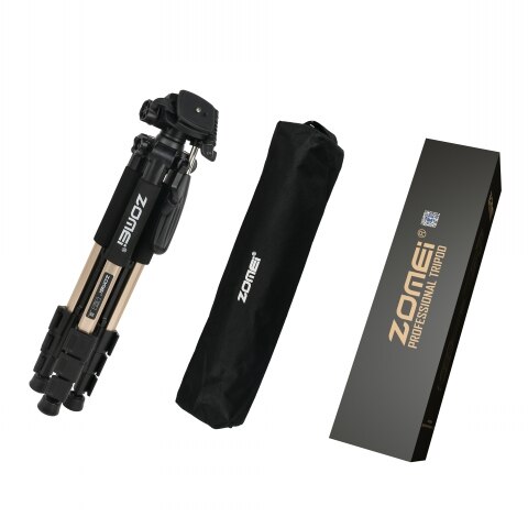 ZOMEI Q111 Aluminium Professionelle tragbar Reisen Aluminium Kamera Stativ &Ampere; Pfanne Kopf für SLR DSLR Digitalkamera