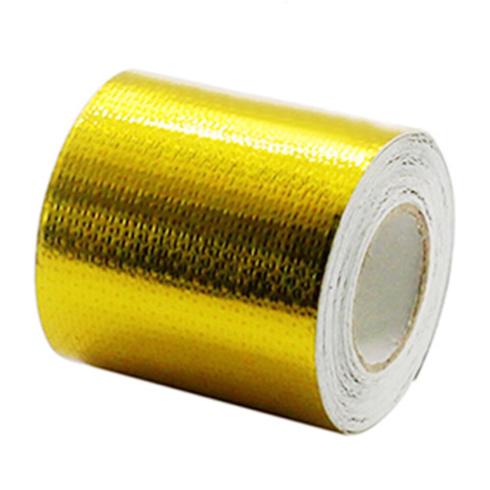 5m aluminiumsfolie vikle barriere teip varme termisk skjold rull styling beskyttelse