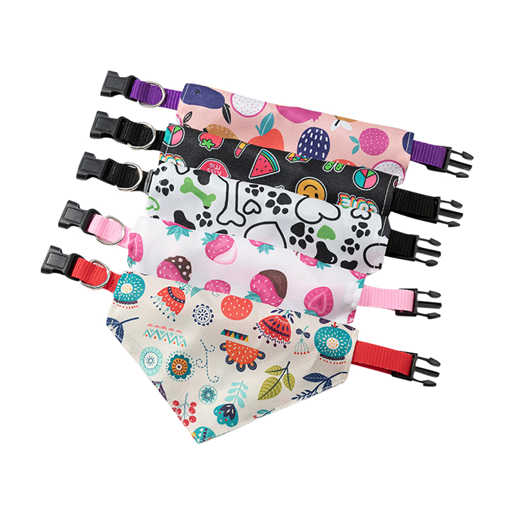 Écharpe de cou réglable en cuir pour animal de compagnie, collier bandana, accessoires pour chiot et chat