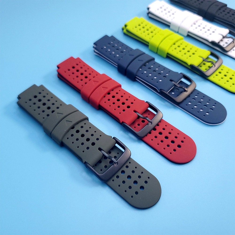 Correa deportiva de silicona para Garmin Forerunner 235 220 230 620 630 735XT, accesorios de pulsera