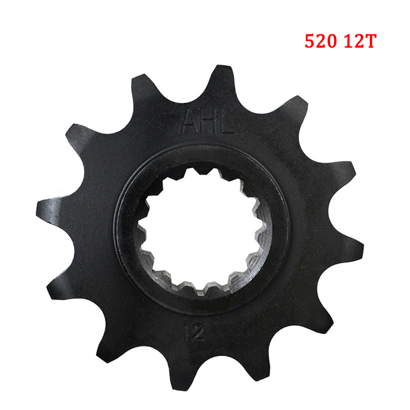 Chaîne de pignon avant de moto, Gear 11T 12T 13T 14T, EGS 125 200 250 300 360 380 400 2T 4T Racing 440 450 ie R 500 520 525: Gris foncé