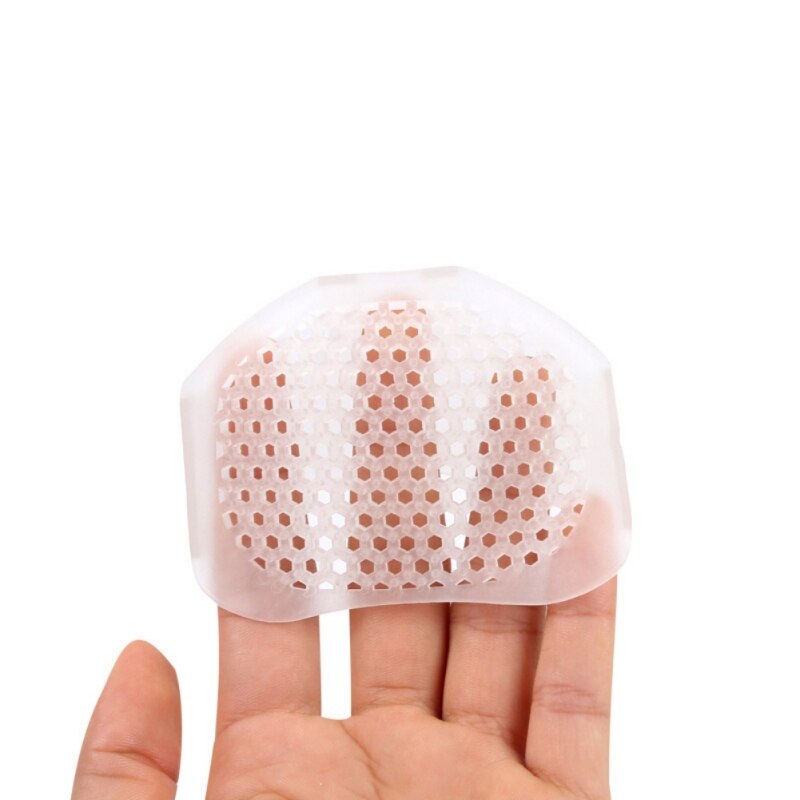 Unisex Neue Einlegesohlen Medizinische Honeycomb Silikon Gel Anti-slip Atmungsaktive Vorfuß Halbe Elle Einlegesohlen Schmerzen Relief Zehen Pads Insolesr