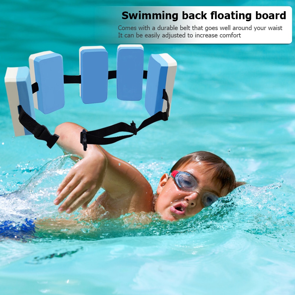 Schwimmen Zurück Schwimm Board EVA Hilfs Aquatische Übung Kinder Erwachsene Schwimmen Training Aid Taille Gürtel Auftrieb Sicherheit Bord