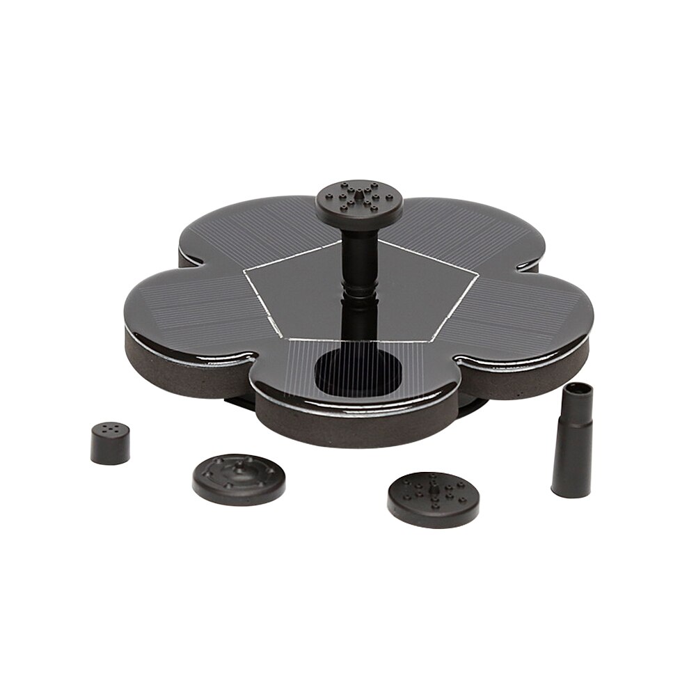 solare alimentato Fontana giardino piscina stagno Decorazione Pannello Solare Galleggiante Fontana Pompa Ad Acqua tutto'aperto Bagno di Uccello Fontana: Default Title