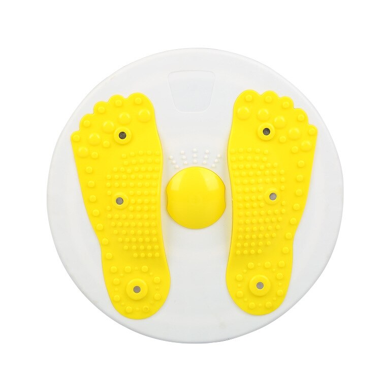 Household waist twister waist indoor fitness magnetic multifunctional portable waist twister workout: Yellow
