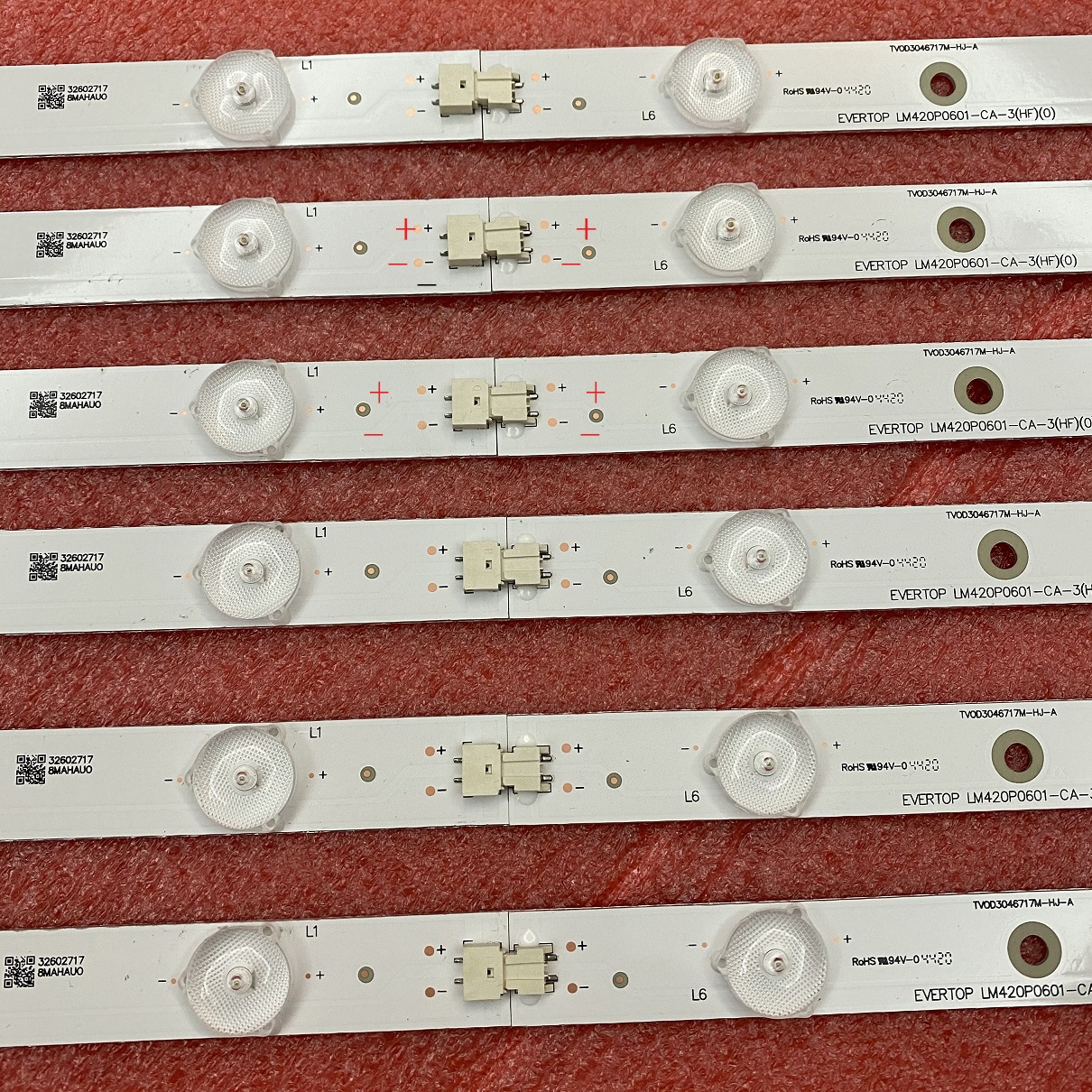 LED backlight strip(12)for 42PFL3208H 42PFL3018T 42PFL3108K/12 42PFL3508G/78 42PFL3188H/12 42PFL3218K 42PFL3108H TPT420H2-HVN04