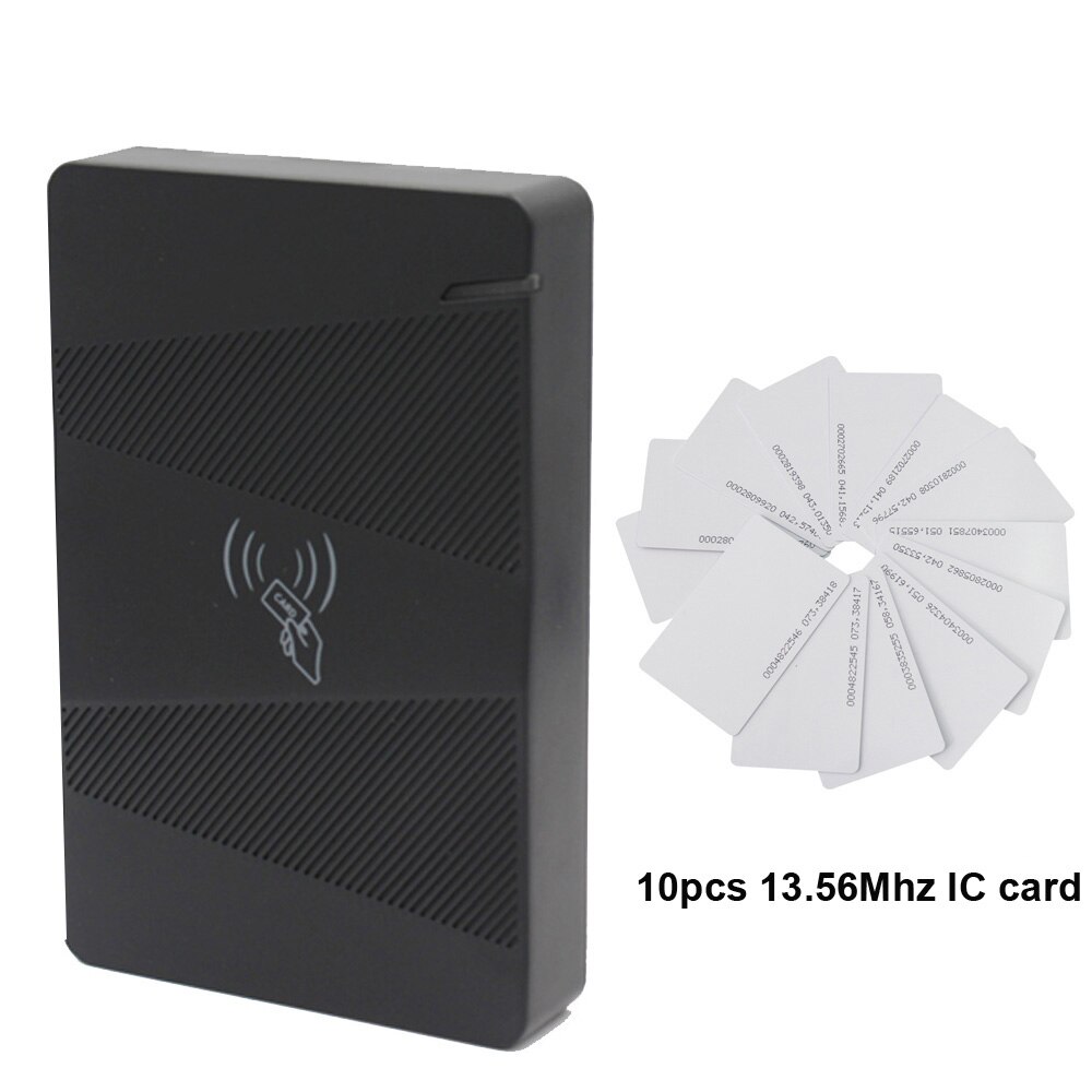 IP67 Waterproof 13.56MHZ IC Access Control card reader Outdoor Access Control System No keypad 15000 Usersr: IC Version 10 cards