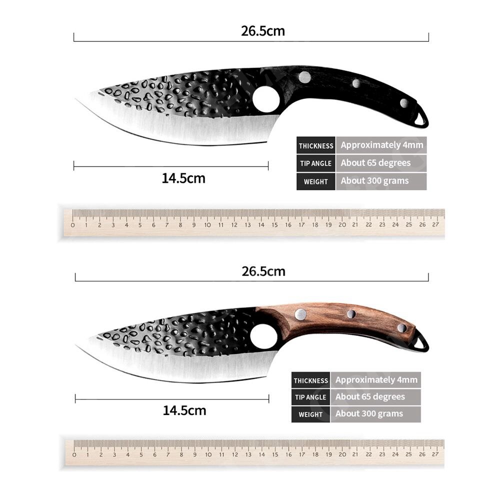Multipurpose Kitchen Knife Hand Forged With cover Butcher Knife for Meat Cutting Boning Knive Cleaver Fish Fillet Chef Knives