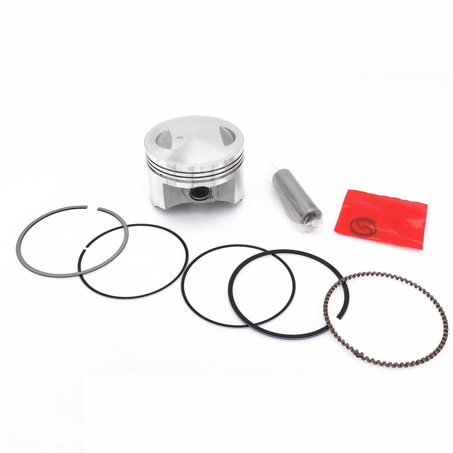 62mm Big Bore Motorcycle Piston Ring Gasket Kit for SUZUKI DR125 GN125 GS125 EN125 Flat Top Piston 125cc 150cc Upgrade