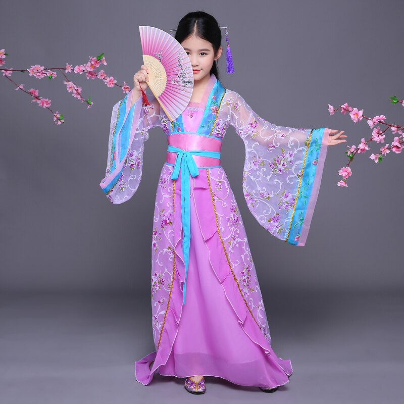 Disfraz chino antiguo, disfraz tradicional chino para niñas, danza folclórica, ópera, dinastía ming, tang, han y hanfu.