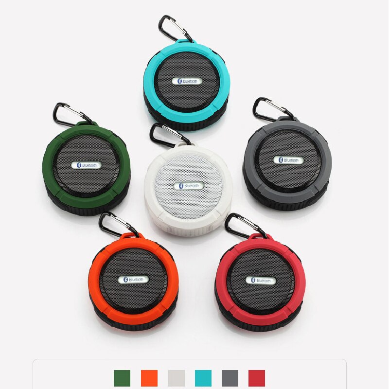 Draagbare Speaker Draadloze Bluetooth Speakers Soundbar Outdoor Sport Waterdicht Ondersteuning TF Card FM Radio Aux Input