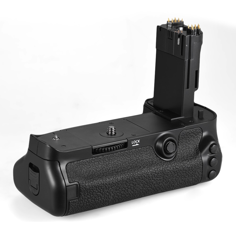 Andoer BG-1W Verticale Camera Battery Grip Houder voor Canon EOS 5D Mark IV DSLR Camera Vervanging voor BG-E20