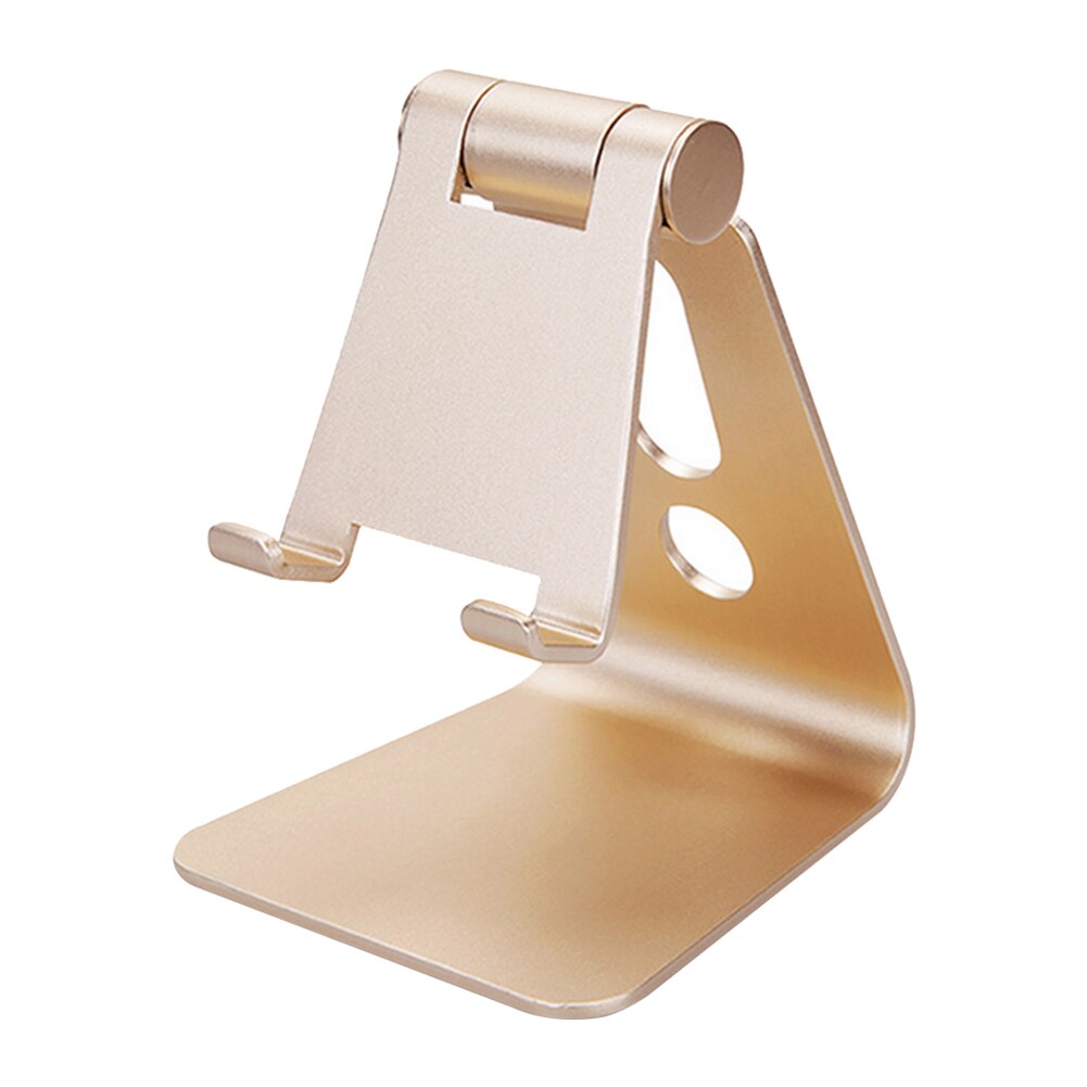 Universal Tablet Houder Mobiele Gsm Stands Aluminium Legering Beugel Ondersteuning Voor Ipad: Goud