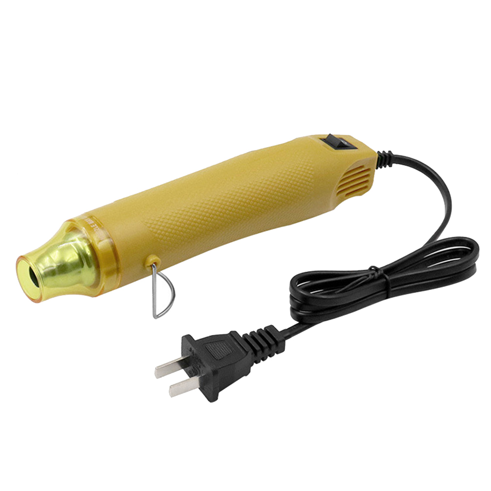 Mini Air Device Yellow Portable Air Blower Thermal Power Tool for for DIY Embossing Shrink Wrapping Drying Paint