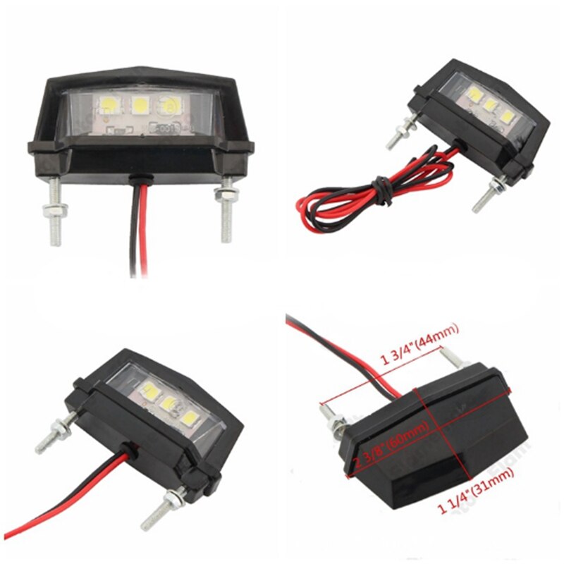 Mini Motorfiets Led-achterlicht Achterlicht Motor Kentekenverlichting Refit Auto Achterlicht Voor Honda/Kawasaki/Yamaha/Suzuki
