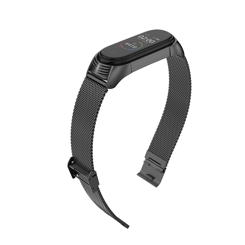 Mi jobs mi Band 4 Strap Metall Für Xiao mi mi Band 4 Edelstahl Armband mi Band 4 3 handgelenk Riemen mi band 3 Smart Armband NFC