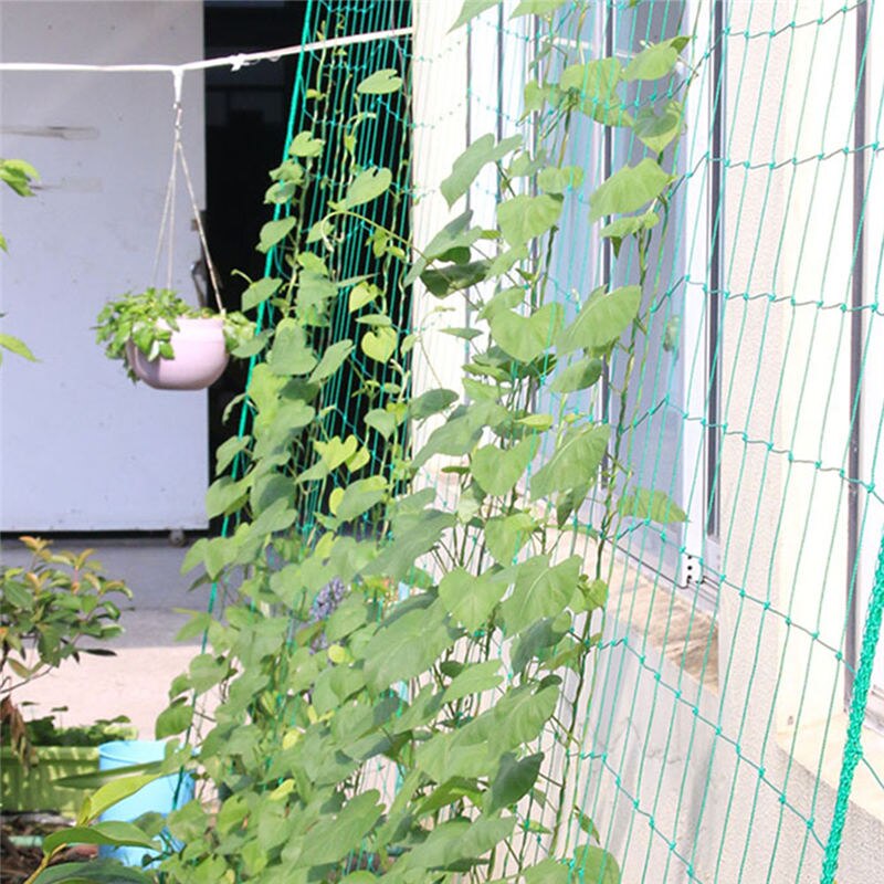 Nylon blomster trellis netting plante væg klatring støtte kunstigt dyrke hegn net til plantning af haveværktøj