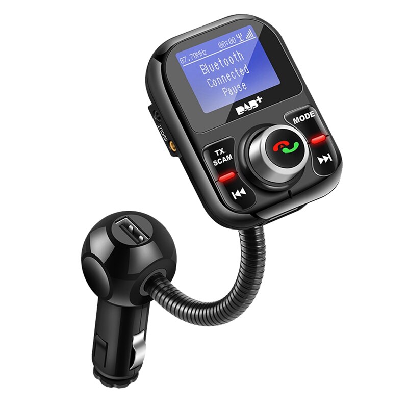 Adaptador de Autoradio para coche, Radio Digital con Bluetooth, manos libres, Transmisor FM, recarga USB, Musk Play: Default Title