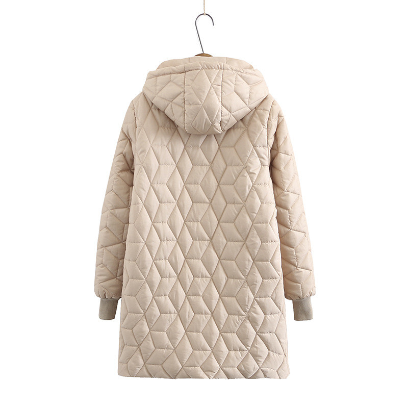 Abrigo de para mujer, Parka fina informal a prueba de viento, chaquetas largas con capucha para mujer, de Primavera y otoño,