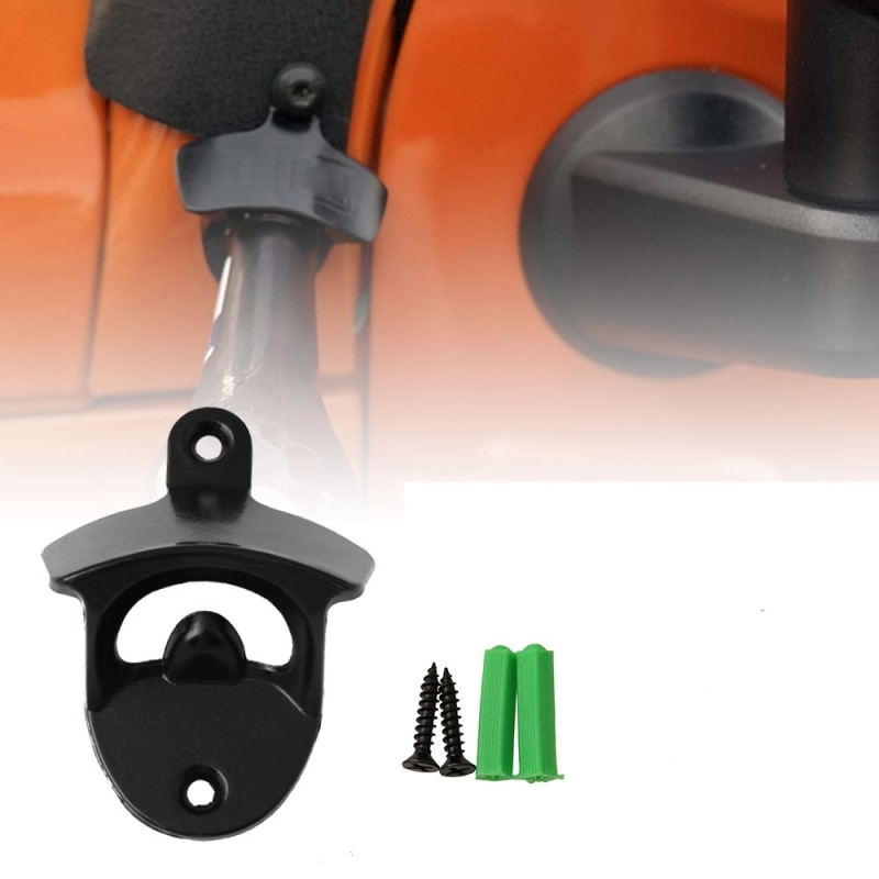 Car Body Mounted Bottle Opener for Jeep Wrangler JK Exterior Hand Tools