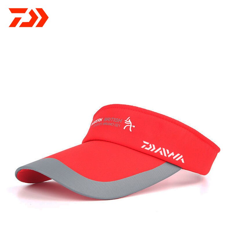 Daiwa-Sombrero de pesca de secado rápido para hombre y mujer, gorro de Sol de secado rápido con tapa vacía para viaje, gorro de pesca para hombre y mujer, gorro de tenis para exteriores: Photo Color 10