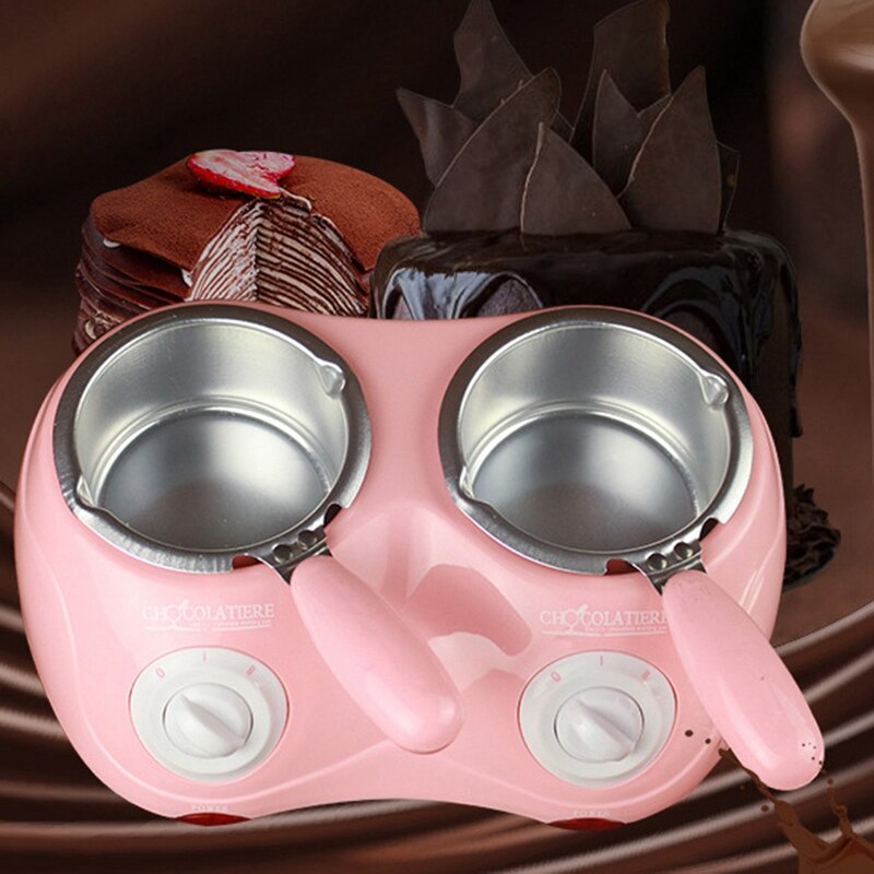 Panela elétrica para derreter chocolate, fonte de chocolate, fonte de chocolate, derretimento duplo, máquina de derreter, diy, ferramenta de cozinha, presente