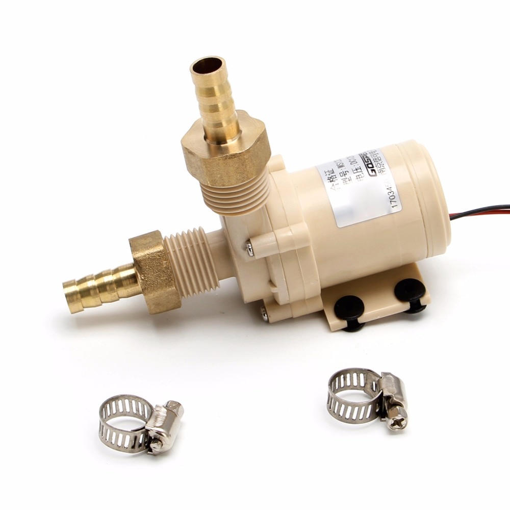 DC 12V Solar Submersible /Cooling Water Pump Circulation 212 Degree F Brushless Motor High Pressure Pumps